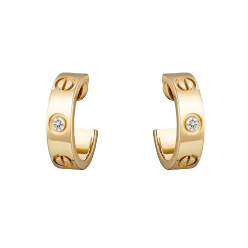 Jade Earrings - 2 diamonds