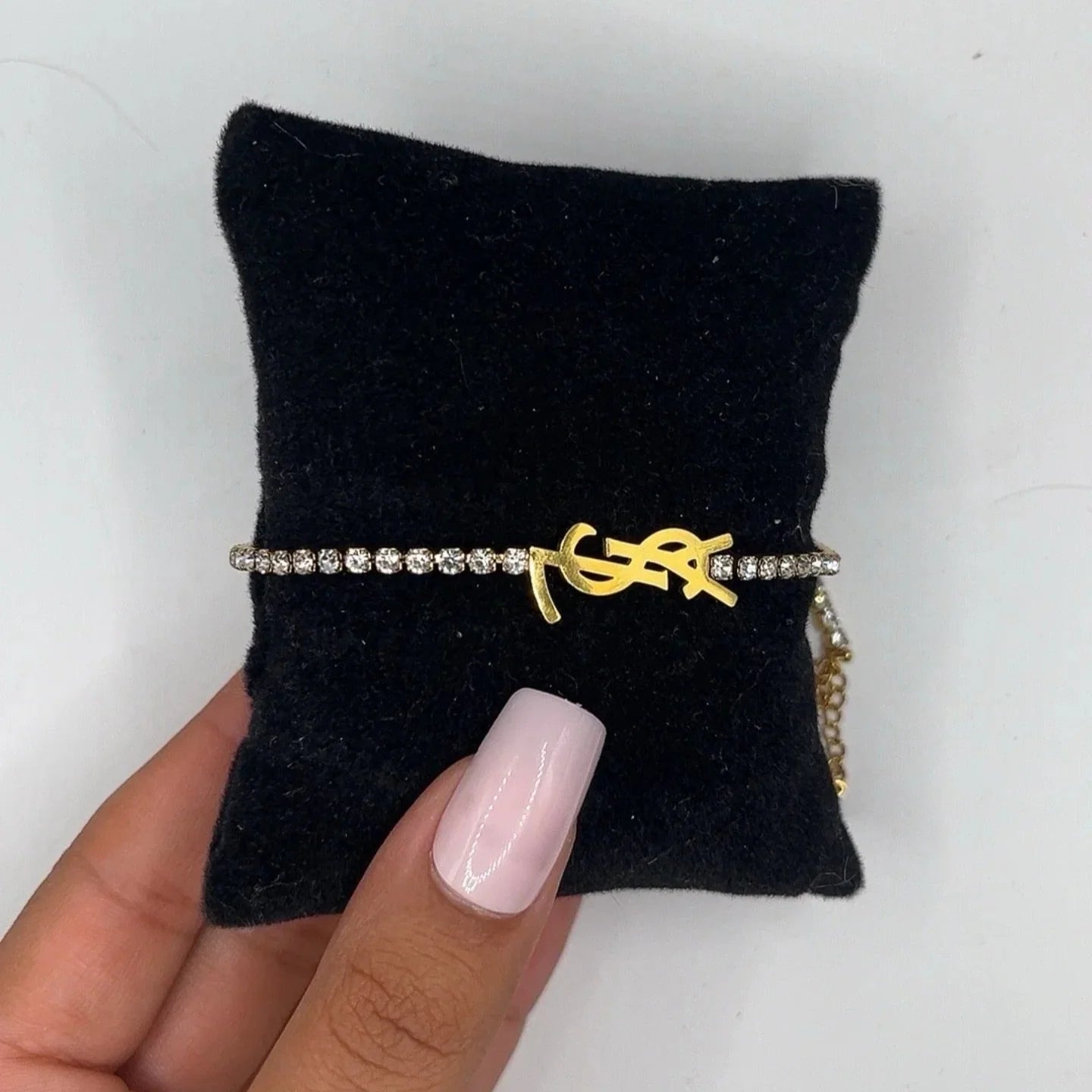 YSL Rhinestone Bracelet