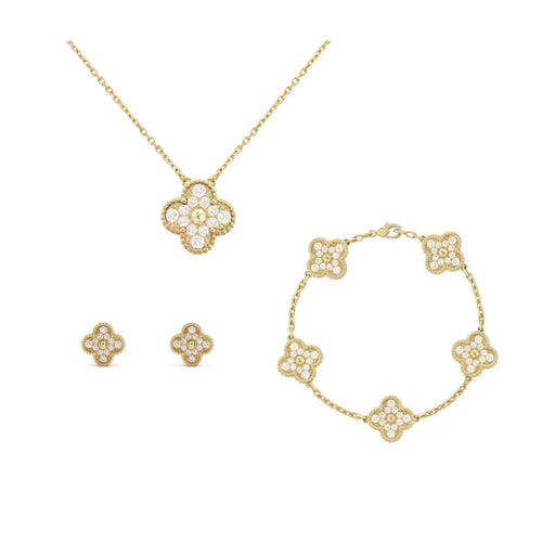 Luxe Radiant Diamond Set - Gold