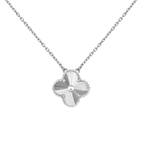 Clara Clover Necklace - Silver