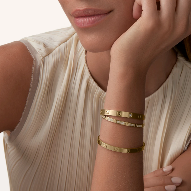 Love Diamond Bracelet - Thin