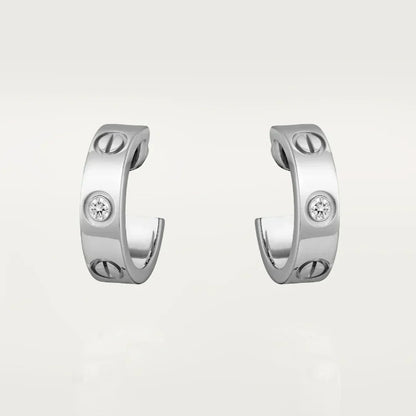 Jade Earrings - 2 diamonds