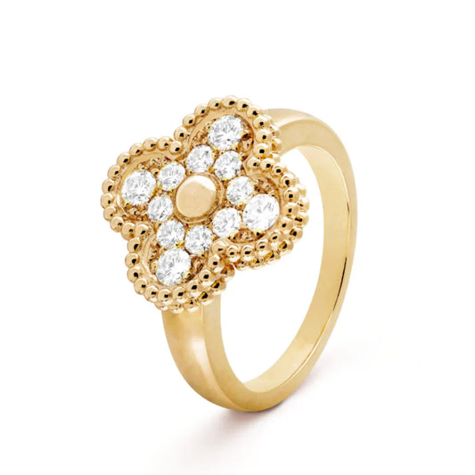 Amber Ring - Diamond / Gold