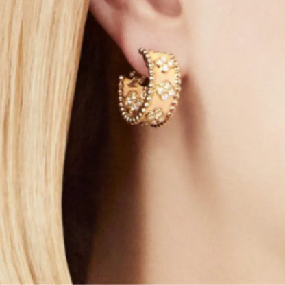 Abby Earrings - Diamond