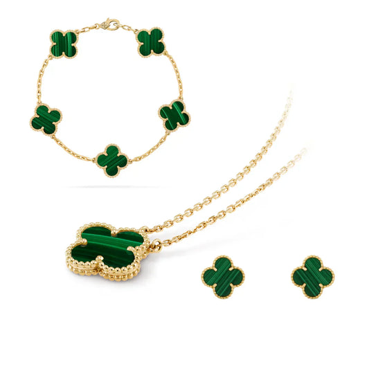 Luxe Radiant Set - Gold Green