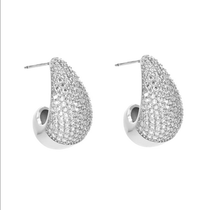 Water Drop Earrings - Sparkling