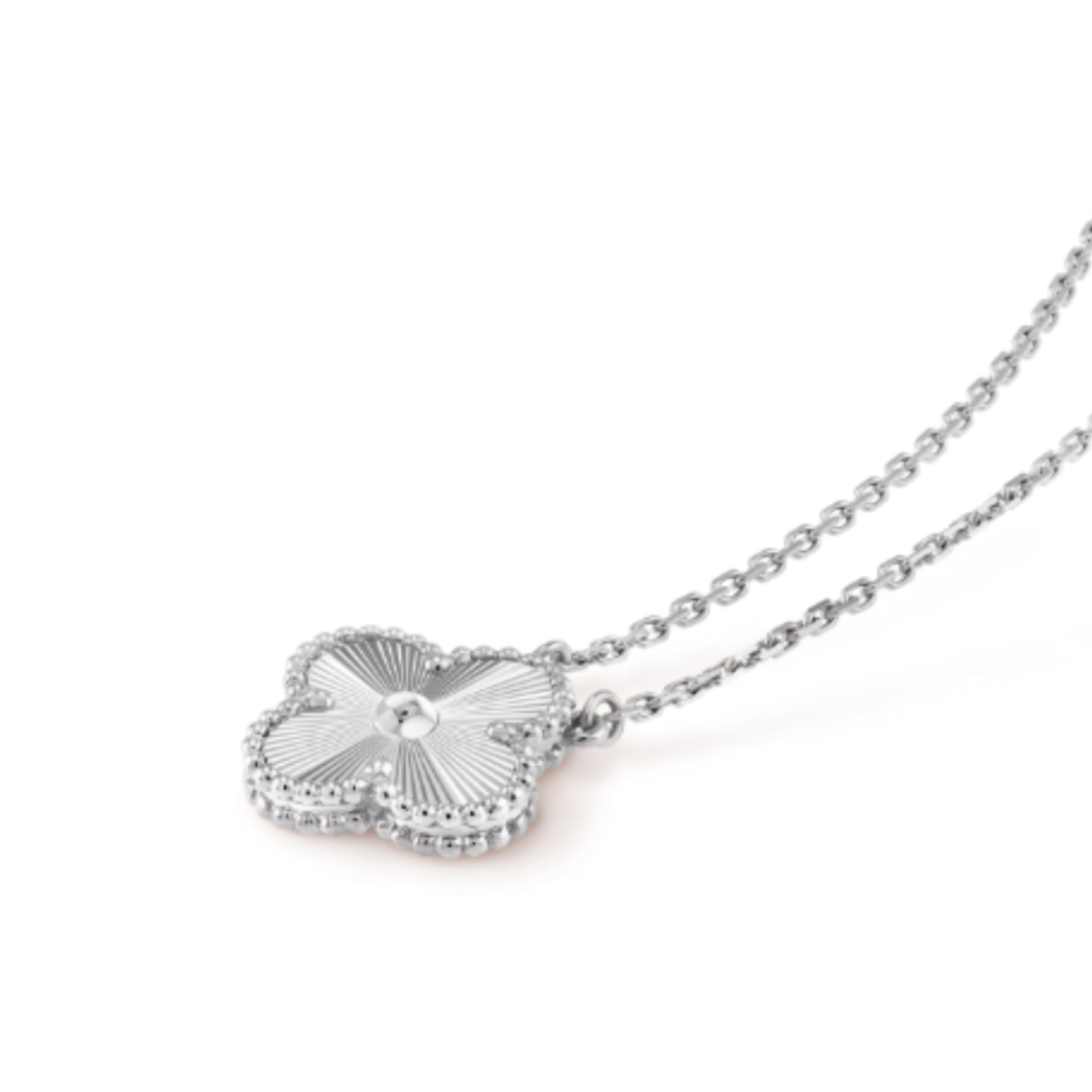 Clara Clover Necklace - Silver