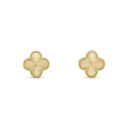 Clara Clover Earrings - Metal