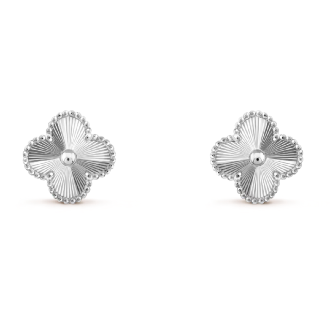 Clara Clover Earrings - Metal