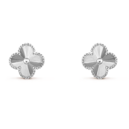 Clara Clover Earrings - Metal