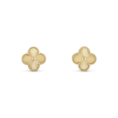 Four-leaf Earrings Gold