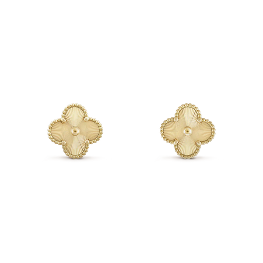 Four-leaf Earrings Gold