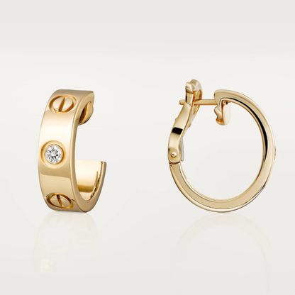 Jade Earrings - 2 Diamond