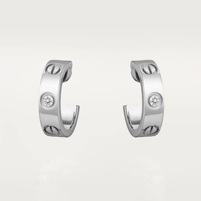 Jade Earrings - 2 Diamond