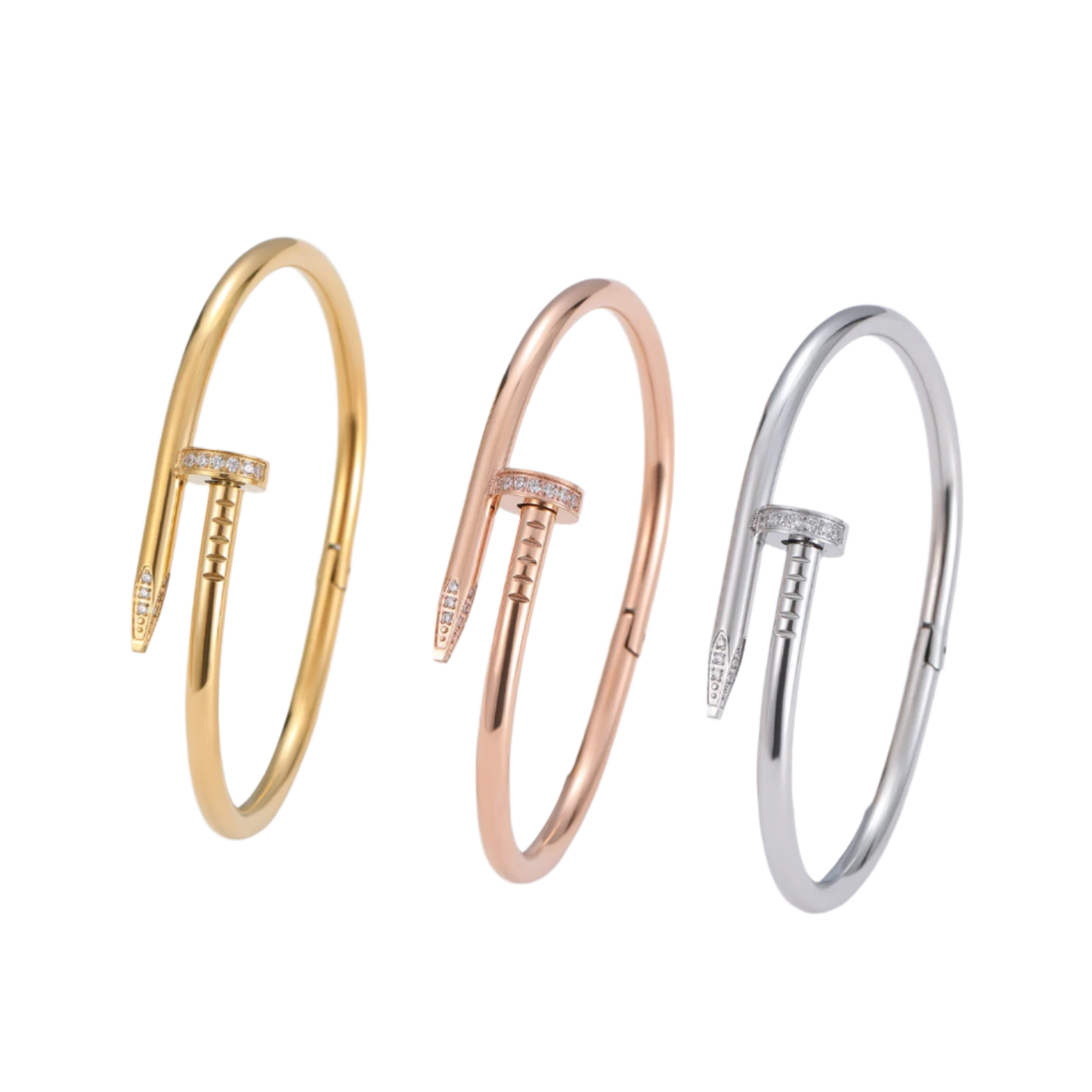 Nail Diamond Bracelet