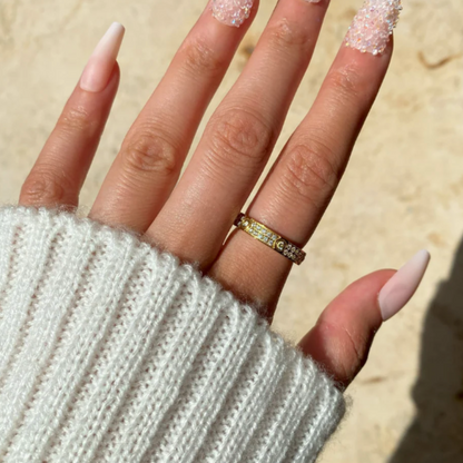Bathy Shine Diamond Ring - Gold