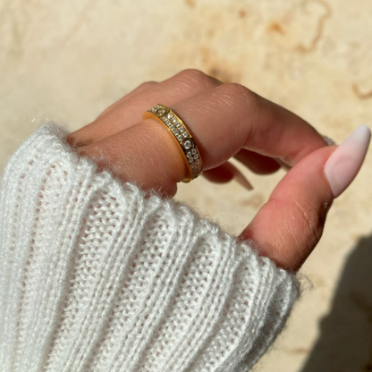 Bathy Shine Diamond Ring - Gold