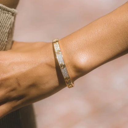 Eternity Deluxe link Bracelet - Gold