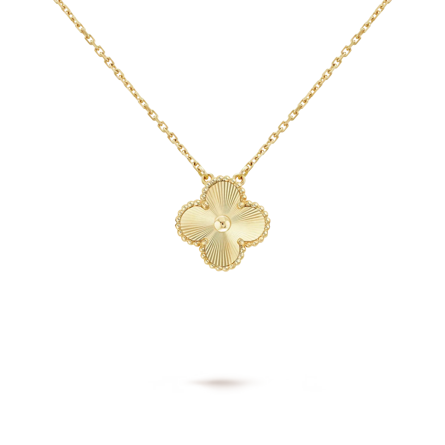 Lavish Four-Leaf Clover Necklace – Gold